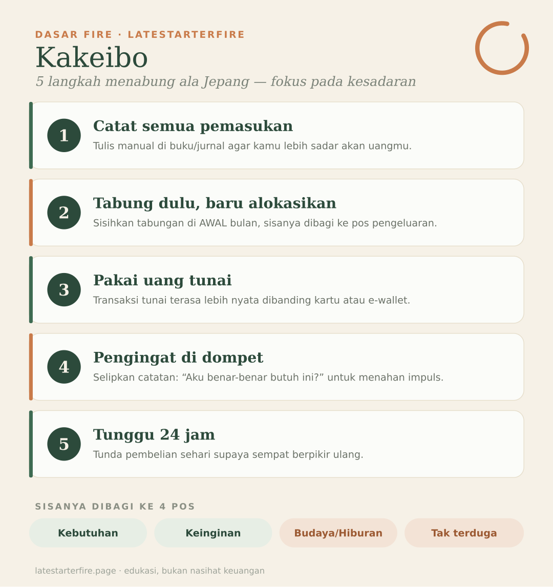 Kakeibo: 5 langkah menabung ala Jepang