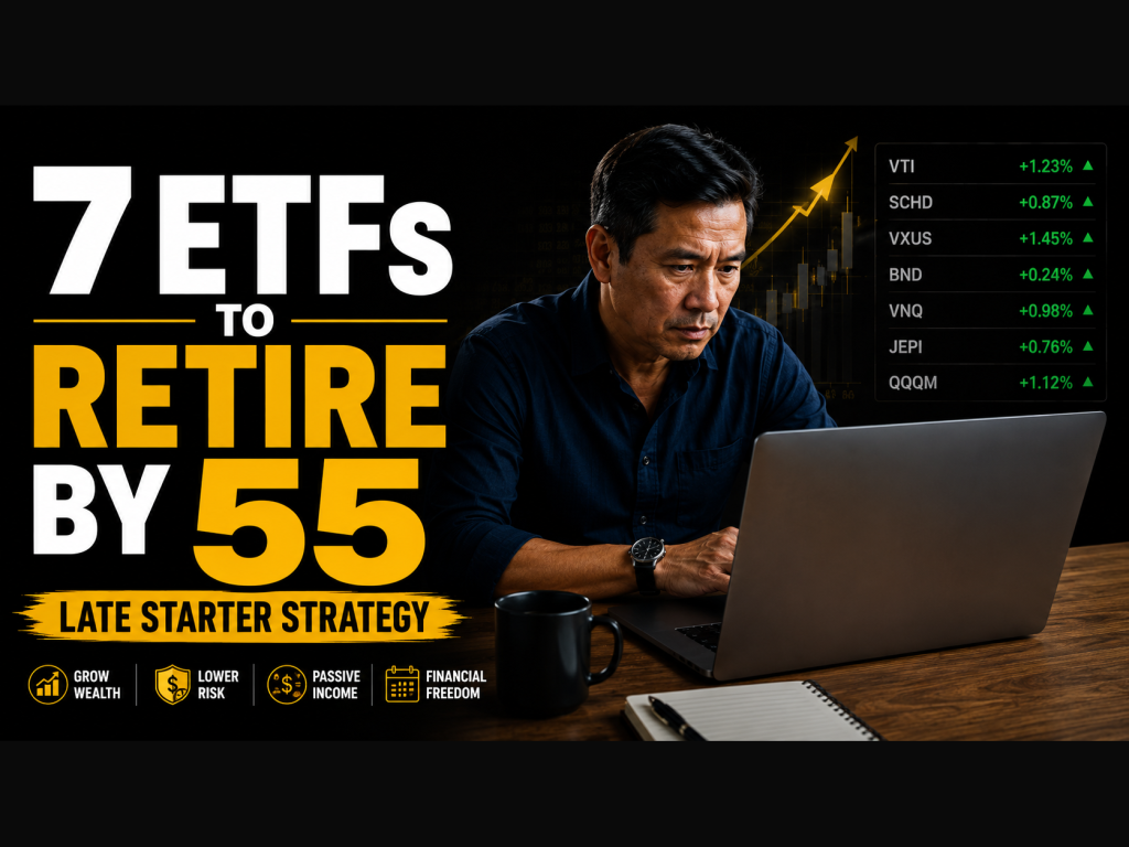 7 ETFs untuk pensiun di usia 55 - strategi late starter